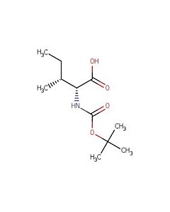 Astatech (2R,3R)-2-((TERT-BUTOXYCARBONYL)AMINO)-3-METHYLPENTANOIC ACID, 95.00% Purity, 0.25G